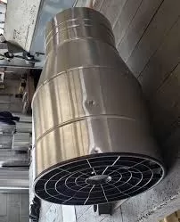 Exaustor eólico para churrasqueira com duto